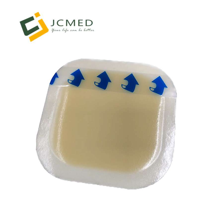 Foam hydrocolloid wound care hydrocolloid dressing over sutures
