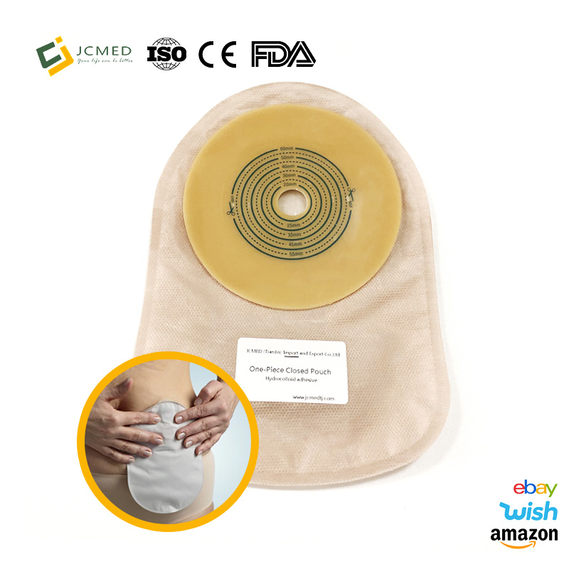 Ostomy bag one piece closed pouch drainable pouch for stoma
