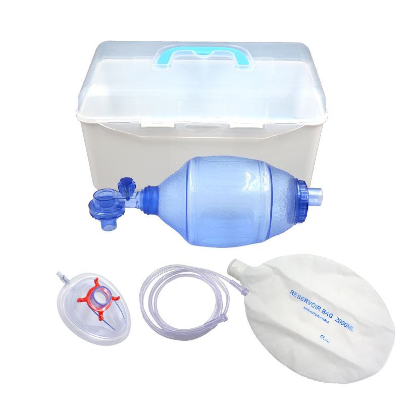 PVC manual resuscitator adult and child medical plastic first aid kit