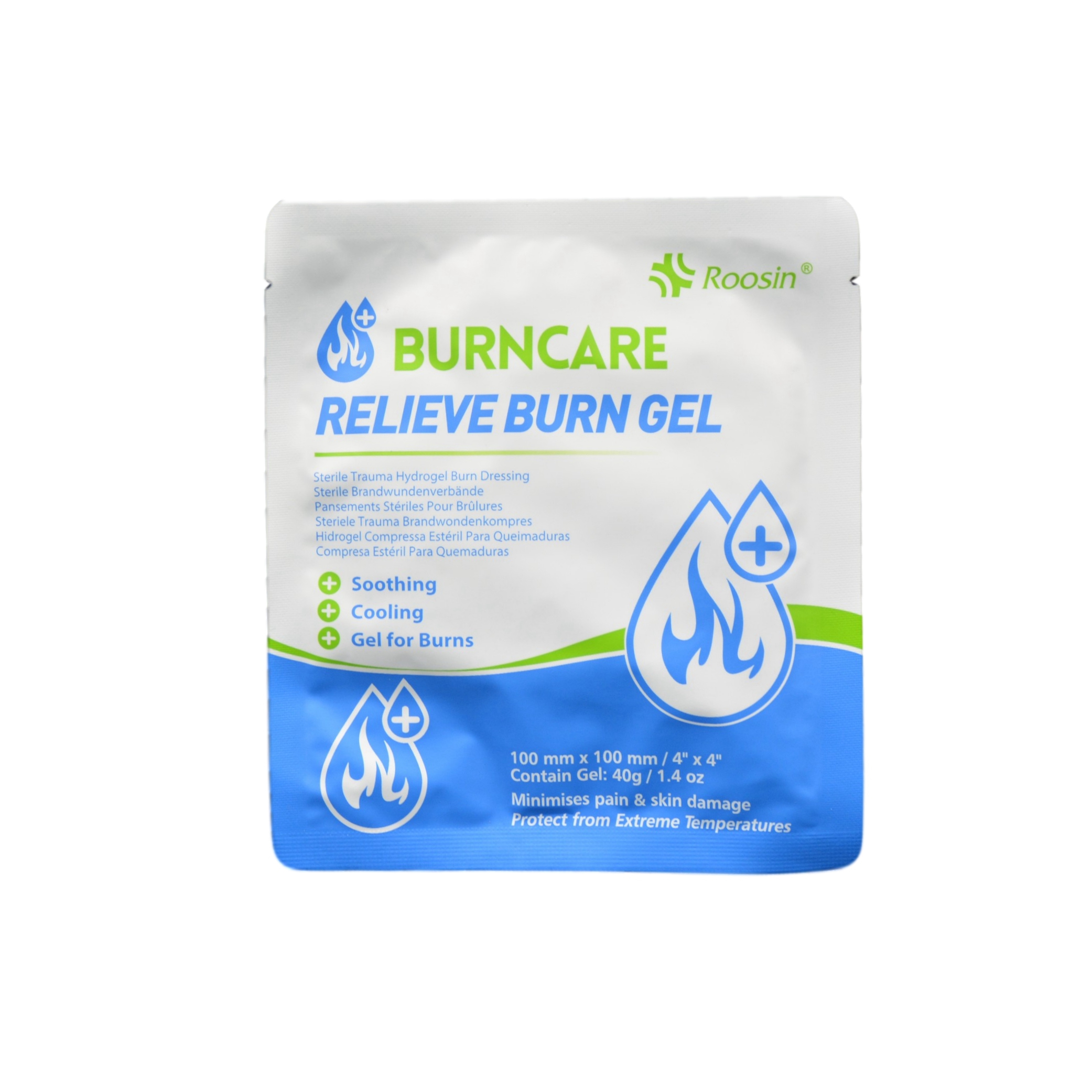 Burn relief gel burncare burn dressing for burn injuries