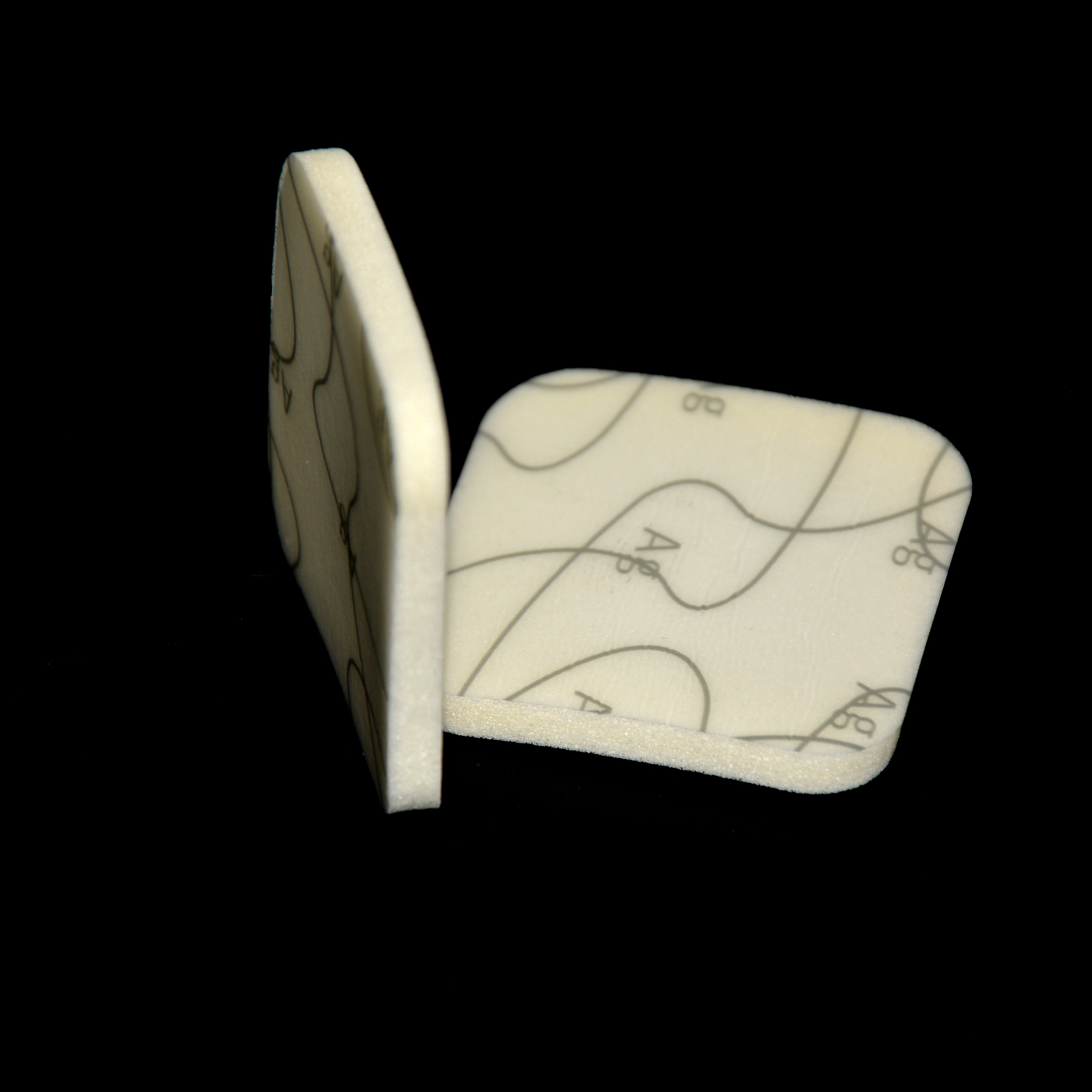 Silver ag dressing polyurethane foam dressing with silver