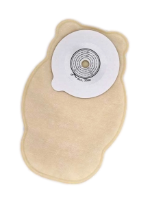Colostomy bag care for child