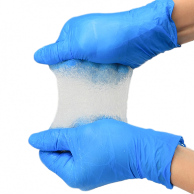 Gelling fiber dressing